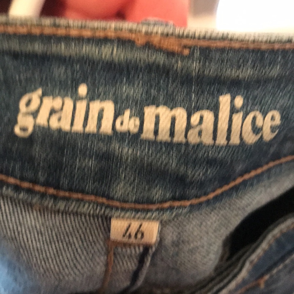 Blue stonewashed denim FR 46 - Picture 3 of 3